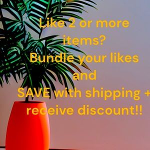 I’m accepting reasonable offers if you like and bundle 2 or more items!